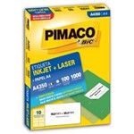 Ficha técnica e caractérísticas do produto Etiqueta Inkjet Laser A4 55,8X99Mm A4350 Pimaco