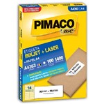 Ficha técnica e caractérísticas do produto Etiqueta Inkjet/Laser A4 363 38,1x99 1400 Unidades Pimaco