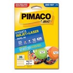 Ficha técnica e caractérísticas do produto Etiqueta Inkjet Laser A5 18X37Mm A5Q-1837 Pimaco