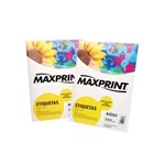 Ficha técnica e caractérísticas do produto Etiqueta para Impressora a Laser com 100 Folhas 212,7x138,11 493359 - Maxprint