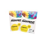 Ficha técnica e caractérísticas do produto Etiqueta para Impressora a Laser com 100 Folhas 101,6x84,7 492204 - Maxprint