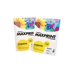 Ficha técnica e caractérísticas do produto Etiqueta para Impressora a Laser com 100 Folhas 59,3x85,7 493344 - Maxprint
