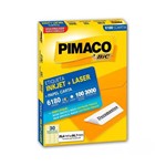 Etiqueta Pimaco 6180 25x66mm 3col 3000un 100fls