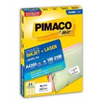 Etiqueta Pimaco A4360 com 100 Folhas 2100 Unidades