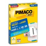 Etiqueta Pimaco A4368 com 100 Folhas 200 Unidades
