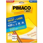 Etiqueta Pimaco Carta Inkjet e LASER 6080 com 300 Unidades