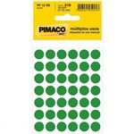 Ficha técnica e caractérísticas do produto Etiqueta Pimaco Tp 12 Vd Verde Redonda 14659