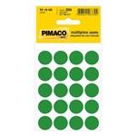 Ficha técnica e caractérísticas do produto Etiqueta Pimaco Tp 19 Verde (10 Folhas 200-et)