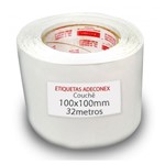 Ficha técnica e caractérísticas do produto Etiquetas Adesivas 100x100 Mm Couchê 32 Metros - Adeconex