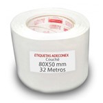 Ficha técnica e caractérísticas do produto Etiquetas Adesivas 80x50 Mm Couche 32 Metros - Adeconex