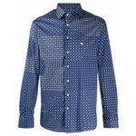 Ficha técnica e caractérísticas do produto Etro Camisa com Abotoamento e Recortes - Azul