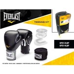 Ficha técnica e caractérísticas do produto Everlast Training Kit Boxe Preto 12 Oz Everlast