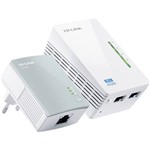 Ficha técnica e caractérísticas do produto Extensor de Alcance Tp-Link Powerline TL-WPA4220 Kit Wifi 300mbps/Av 500mbps 300mts