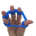 Ficha técnica e caractérísticas do produto Extensor Elástico para Fortalecimento dos Dedos - 5kg/11lb - Azul - Liveup Sports