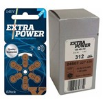 Ficha técnica e caractérísticas do produto EXTRA POWER - 312 / PR41 - Bateria para Aparelho Auditivo