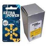 Ficha técnica e caractérísticas do produto EXTRA POWER - 10 / PR70 - Bateria Para Aparelho Auditivo - 60 unidades
