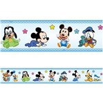 Ficha técnica e caractérísticas do produto Faixa Decorativa Baby Mickey 10m por 15cm