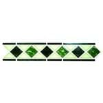 Ficha técnica e caractérísticas do produto Faixa Decorativa Flecha Cerâmica GLD6249 5x26cm Gabriella