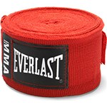 Ficha técnica e caractérísticas do produto Faixa Protetora MMA 100 POL - Vermelha - Everlast