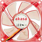 Ficha técnica e caractérísticas do produto Fan para Gabinete Akasa 80mm AK170CR4RDS LED Vermelho