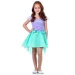 Ficha técnica e caractérísticas do produto Fantasia Ariel Verão Infantil - Disney Princesas P