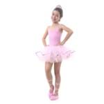 Ficha técnica e caractérísticas do produto Fantasia Bailarina Branca Infantil - Carnaval P
