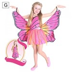 Ficha técnica e caractérísticas do produto Fantasia Barbie Butterfly Luxo Ref.21407G Sulamericana - Sulamericana Fantasias