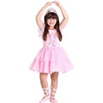 Ficha técnica e caractérísticas do produto Fantasia Barbie Quero Ser Bailarina Luxo 21410