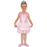 Ficha técnica e caractérísticas do produto Fantasia Barbie Quero Ser Bailarina G - Outras Marcas