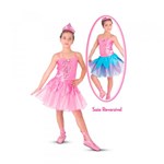 Ficha técnica e caractérísticas do produto Fantasia Barbie Sapatilhas Mágicas G - Sulamericana