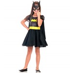 Ficha técnica e caractérísticas do produto Fantasia Batgirl Princesa Infantil Luxo M 5-8