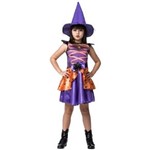 Ficha técnica e caractérísticas do produto Fantasia Bruxa Mary Infantil Halloween - G