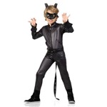Fantasia Cat Noir Infantil Catnoir Roupa Longa Luxo P M G