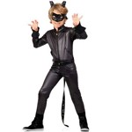 Ficha técnica e caractérísticas do produto Fantasia Cat Noir Infantil Luxo Original Miraculous