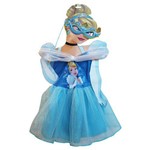 Ficha técnica e caractérísticas do produto Fantasia Cinderela Infantil Princesa Disney