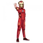 Ficha técnica e caractérísticas do produto Fantasia Clássica Longa- Homem de Ferro - Avengers - Marvel - Global Fantasias - P