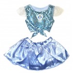 Ficha técnica e caractérísticas do produto Fantasia Cropped Cinderela Princesas Disney