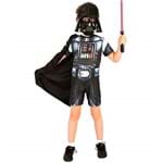 Ficha técnica e caractérísticas do produto Fantasia Darth Vader Infantil Curta Star Wars G 9-12