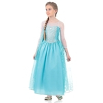 Ficha técnica e caractérísticas do produto Fantasia Elsa Frozen Vestido Infantil Luxo - Disney