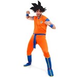 Ficha técnica e caractérísticas do produto Fantasia Goku Adulto Dragon Ball Z com Peruca - M