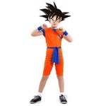 Ficha técnica e caractérísticas do produto Fantasia Goku Dragon Ball Cosplay Infantil - P
