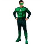 Ficha técnica e caractérísticas do produto Fantasia Hal Jordan Lanterna Verde Adulto Luxo Rubies Fa86 - G 46 - 48