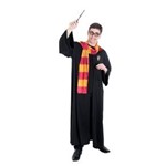 Ficha técnica e caractérísticas do produto Fantasia Harry Potter Adulto Luxo Grifinória Completa - GG