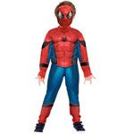 Ficha técnica e caractérísticas do produto Fantasia Homem Aranha / Spiderman Infantil Luxo Filme de Volta ao Lar