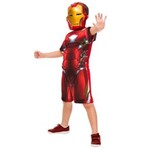 Ficha técnica e caractérísticas do produto Fantasia Infantil Curta - Iron Man - Avengers - Marvel - Disney - Rubies