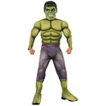 Ficha técnica e caractérísticas do produto Fantasia Infantil Deluxe - Hulk - Avengers Marvel - Disney - Rubies