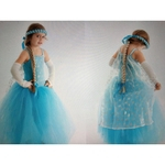 Ficha técnica e caractérísticas do produto Fantasia Infantil Elsa Frozen Luxo