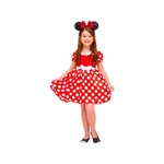 Ficha técnica e caractérísticas do produto Fantasia Infantil Minnie Vermelha Clássica Tamanho Pequeno 293 Regina