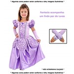 Ficha técnica e caractérísticas do produto Fantasia Infantil Princesa Sofia com Luvas (G)