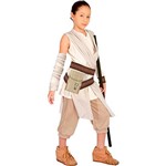 Ficha técnica e caractérísticas do produto Fantasia Infantil Star Wars Rey Standard - Rubies